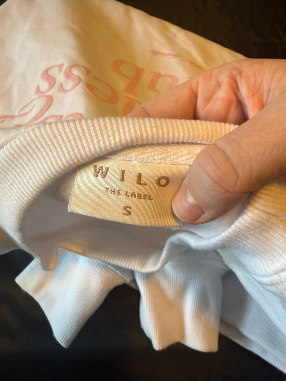 Wilo the Label Sports & Wellness Club Crewneck Sweatshirt - Light Cream - Picture 3 of 5